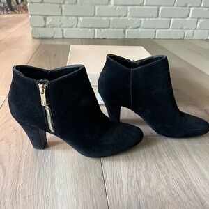 BCBGeneration black suede booties